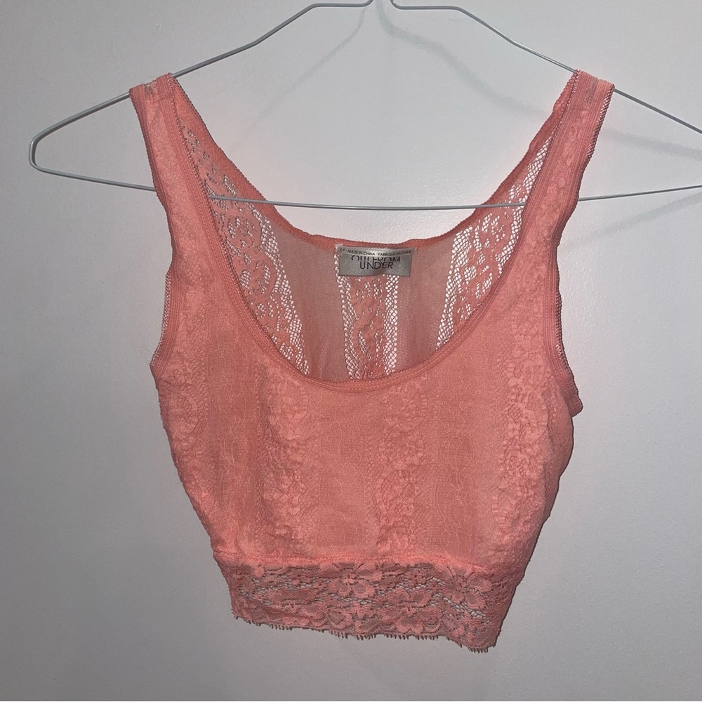 Coral Lace Bralette